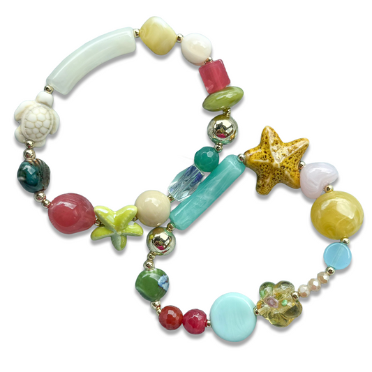 Secretos del Mar | Pulseras con Piedras al Azar